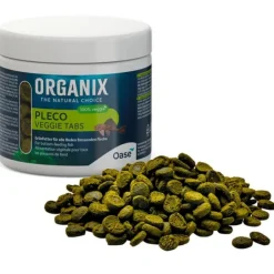BLUE CORAL Nourriture végétarienne pour poissons, Organix Pleco Veggie Tabs, OASE AQUARIUM - 175ml