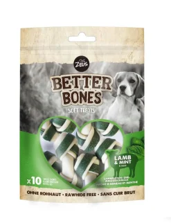 ZEUS Os à mâcher pour chien agneau et menthe Better Bones WrapBones - x 10