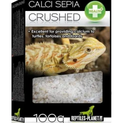 REPTILE PLANET Os de seiche broyé pour tortue, lézard, rongeur et oiseau Calci Sepia Crushed - 100 g