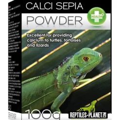 REPTILE PLANET Os de seiche en poudre pour tortue, lézard, rongeur et oiseau Calci Sepia Crushed - 100 g