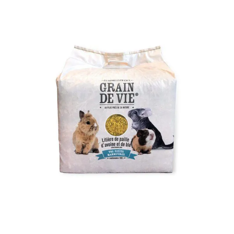 GRAIN DE VIE Paille XL pour petits mammifères - 150 g