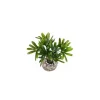 LABEO Palm coloré vert en plastique 13 cm