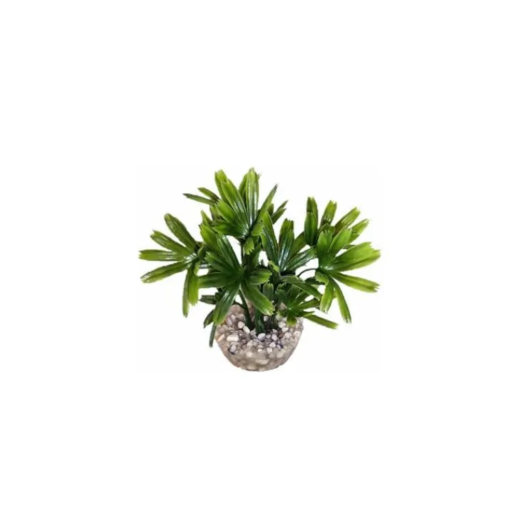 LABEO Palm coloré vert en plastique 13 cm