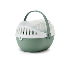 SAVIC Panier de transport vert Elmo modèle médium - 30,5 x 24,5 x 20,5 cm