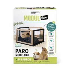 HAMIFORM Parc pour lapin avec tapis de protection Modul’Home