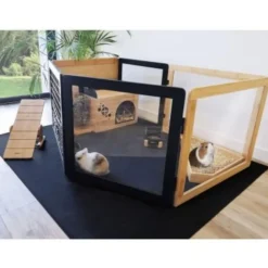 HAMIFORM Parc pour lapin avec tapis de protection Modul’Home