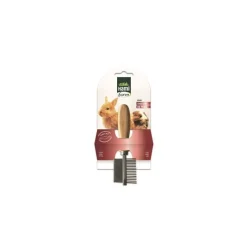 HAMIFORM Peigne double en bois pour rongeurs 6x6x18 cm
