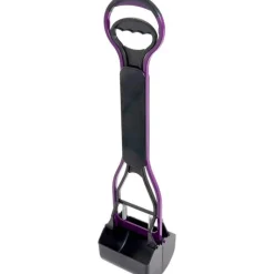 FLAMINGO Pelle ramasse-crottes coloris noir/gris Easy scoop - 61,5 cm