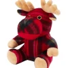 WOUAPY Peluche de Noël pour chien cerf avec sifflet coloris rouge - Grand modèle