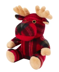 WOUAPY Peluche de Noël pour chien cerf avec sifflet coloris rouge - Grand modèle