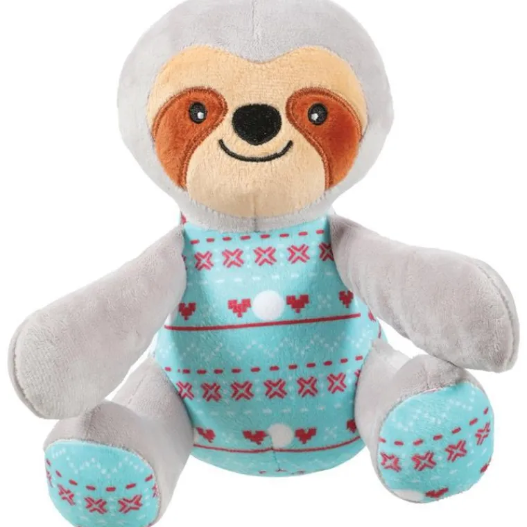 ZOLUX Peluche pour chien coloris gris paresseux assis chiquitos - 21 x 12,6 x 19,5 cm