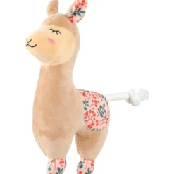 ZOLUX Peluche pour chien coloris marron lama dormeur chiquitos - 8,5 x 18 x 23 cm
