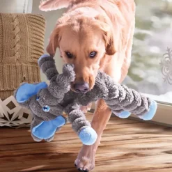 KONG Peluche pour chien éléphant coloris gris - 36 x 9 x 49,5 cm