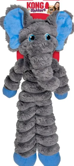 KONG Peluche pour chien éléphant coloris gris - 36 x 9 x 49,5 cm