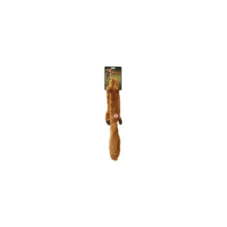 SKINNEEEZ Peluche pour chien Renard plat roux Girard Skineeez– 61 cm