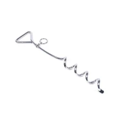 MARTIN SELLIER Piquet d'attache chien tire bouchon 45cm