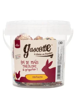 GASCO Épis de maïs tricolore pour poules et lapins à grignoter - 240 g