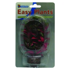 AQUADISTRIB Plante artificielle aquarium rotala rouge, SUPERFISH Easy Plants - Taille standard