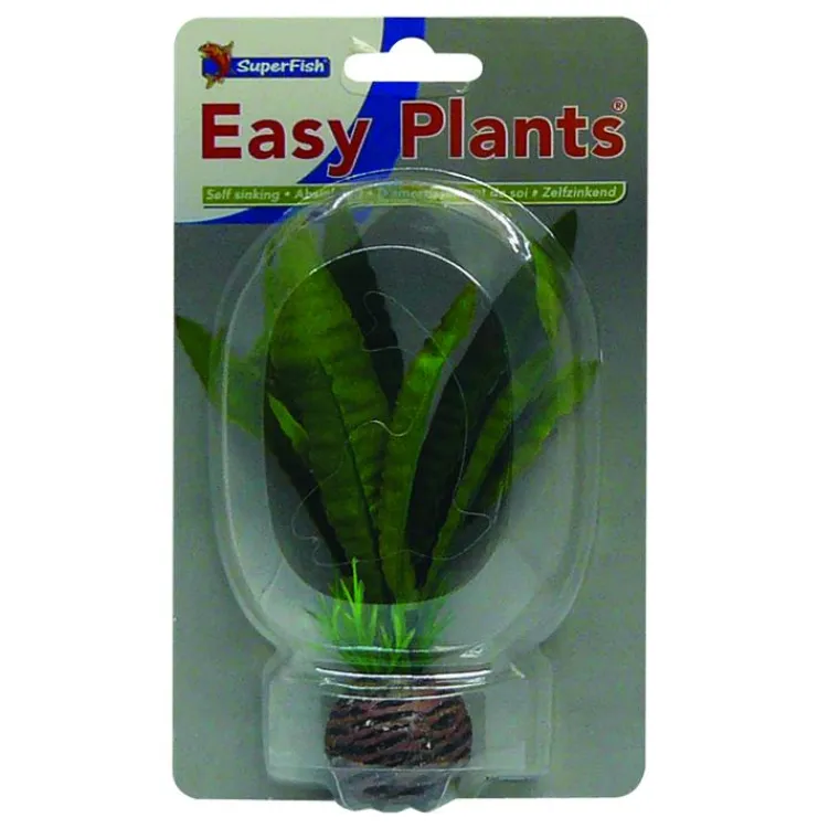 AQUADISTRIB Plante artificielle pour aquarium, fougère réaliste, SUPERFISH Easy Plants - petit modèle