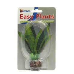 AQUADISTRIB Plante artificielle pour aquarium, fougère réaliste, SUPERFISH Easy Plants - petit modèle