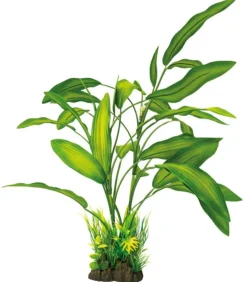 SUPERFISH Plante artificielle pour aquarium ou terrarium coloris vert Cryptocoryne Art Plant L - 40 cm