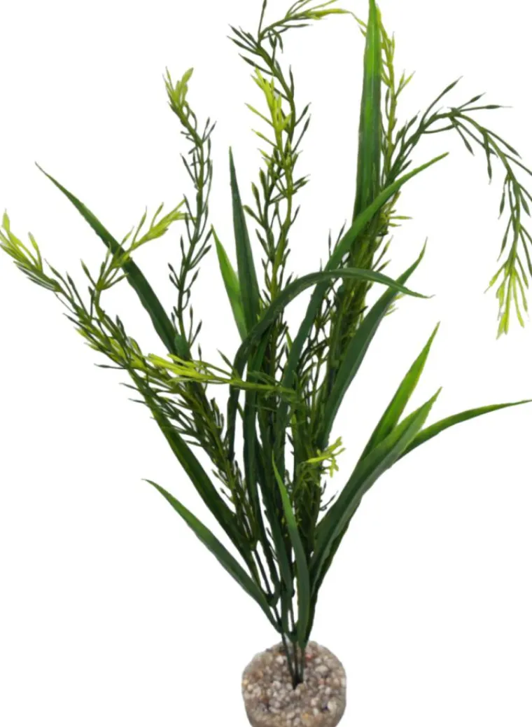 LABEO Plante artificielle pour aquarium coloris vert Elodea MM