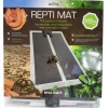 REPTILE PLANET Plaque chauffante pour terrarium coloris noir Repti Mat 14W - 28 x 28 cm