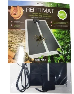 REPTILE PLANET Plaque chauffante pour terrarium coloris noir Repti Mat 7W - 15 x 28 cm