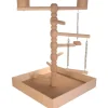 TRIXIE Plateau de jeux pour perruche en bois – 41 x 55 x 41 cm