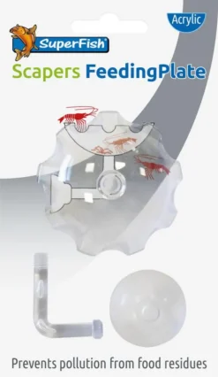 SUPERFISH Plateau de nourrissage pour crevettes coloris transparent Scapers FeedingPlate