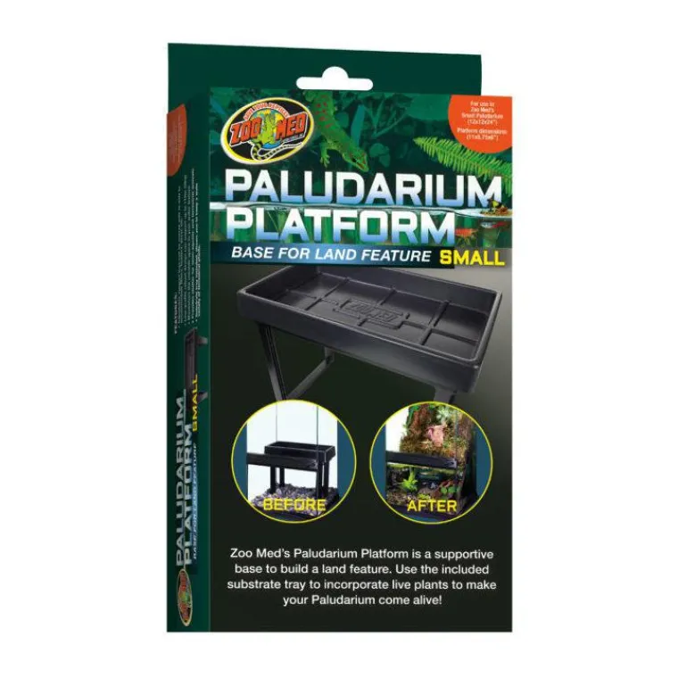 ZOLUX Plateforme pour paludarium noire 28 x 22 x 15 cm