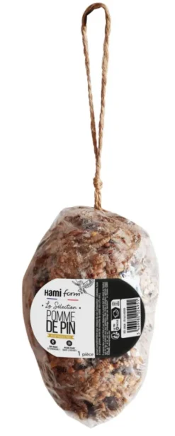 HAMIFORM Pomme de pin à la graisse pour oiseaux de la nature Closeau