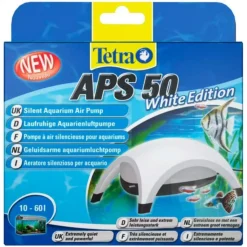 TETRA Pompe à air blanc 50L/H, , modèle APS 50 edition blanche - capacité 50 litres/heure