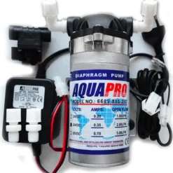 BLUE CORAL Pompe booster d'adaptabilité membrane 50-100 GPD - AQUAPRO