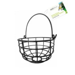 HAMIFORM Porte boule de graisse géante noire en métal Ø 13 cm