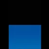BLUE CORAL Poster aquarium noir/bleu, AQUA NOVA modèle S - dimensions 60x30cm