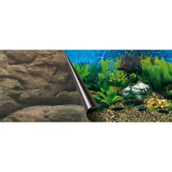 EUROPET Poster pour aquarium motif meroche, BERNINA, modèle EBI Sea/Rock - dimensions 120x50cm