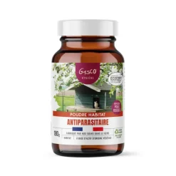 GASCO Poudre antiparasitaire habitat de la poule - 180 g