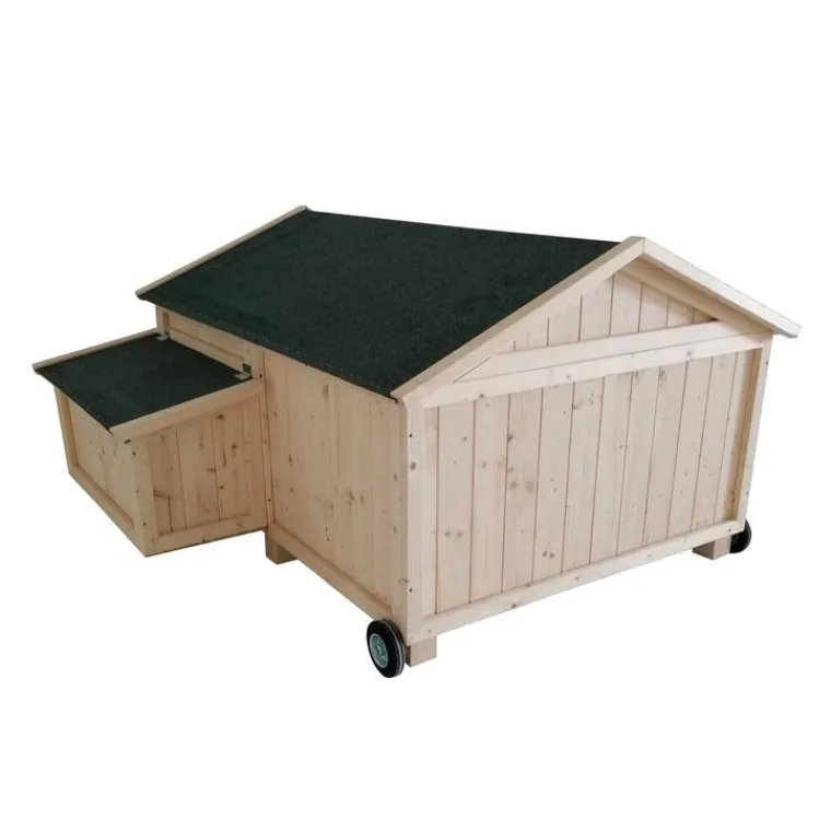 FOREST STYLE Poulailler Cassie mobile de 1,5 m² en bois