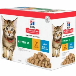 HILL'S Pâtée féline kitten multipack 12 x 85 g