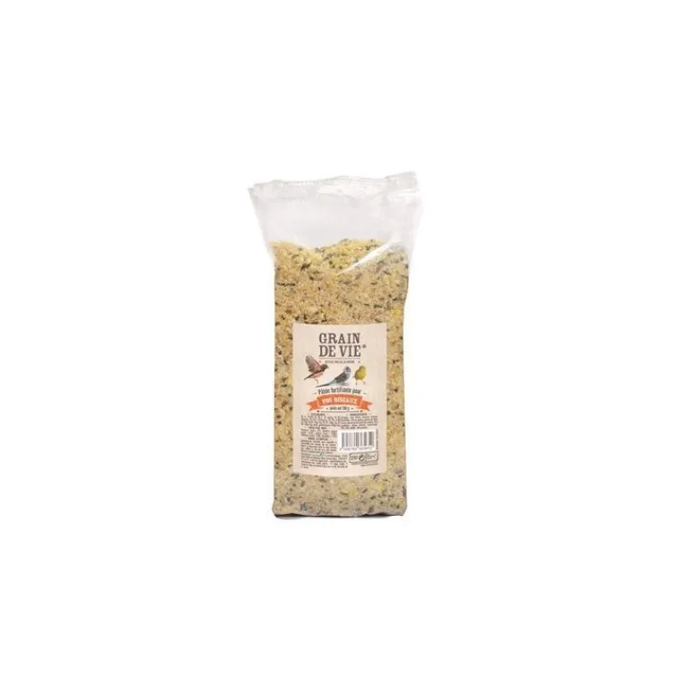 GRAIN DE VIE Pâtée élevage fortifiante pour oiseaux - 350 g