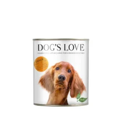 DOG'S LOVE Pâtée naturelle pour chien à la dinde - boite de 400 g