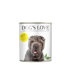 DOG'S LOVE Pâtée naturelle pour chien au poulet - boite de 200 g