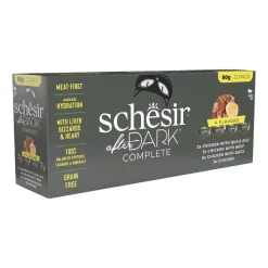 SCHESIR Pâtée pour chat au bouillon After Dark - 12 x 80 g