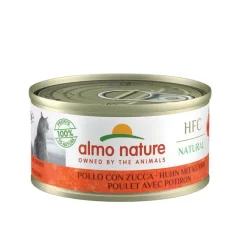 ALMO NATURE Pâtée pour chat au poulet avec potiron HFC Natural - 70 g