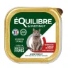 EQUILIBRE & INSTINCT Pâtée pour chat stérilisé au bœuf et aux courgettes Équilibre & Instinct - 85 g