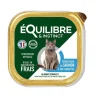 EQUILIBRE & INSTINCT Pâtée pour chat stérilisé au saumon et aux courgettes Équilibre & Instinct - 85 g