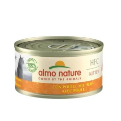 ALMO NATURE Pâtée pour chaton en boite HFC Natural Kitten Poulet - 70 g