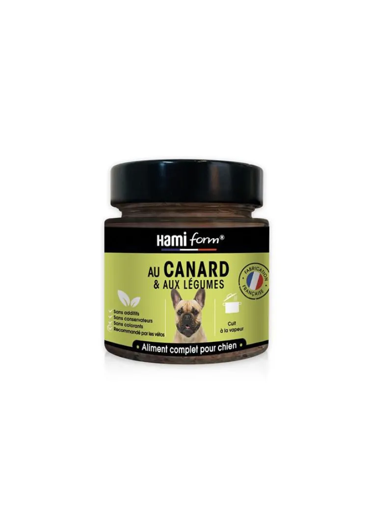 HAMIFORM Pâtée pour chien adulte "Les cuisinés" au canard & aux légumes - 250 g