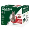 EQUILIBRE&INSTINCT Pâtée "Vitalité effilés" pour chat adulte ou stérilisé au bœuf et aux haricots Équilibre & Instinct - 12 x 85 g
